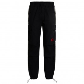 панталони,мъжки,панталони,тип,чино,hugo,x,rb,branded,tape,cargo,trousers,black,001