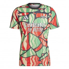 adidas Arsenal Pre Match Shirt 2024 2025 Adults - Red футболни,фланелки,футбол,adidas,arsenal,pre,match,shirt,2024,2025,adults,red