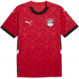 футболна,фланелка,puma,egypt,home,shirt,2025,adults,red,black