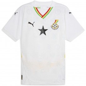 футболна,фланелка,puma,ghana,home,shirt,2025,adults,white,yellow