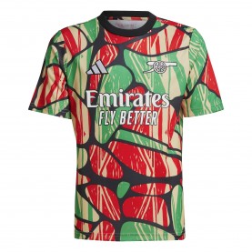 adidas Arsenal Pre Match Shirt 2024 2025 Juniors - Red футболни,фланелки,детски,тениски,футбол,adidas,arsenal,pre,match,shirt,2024,2025,juniors,red