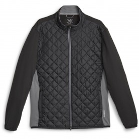 Мъжко яке Puma Frost Quilted Jacket Golf Mens - Black мъжко,яке,мъжки,якета,puma,frost,quilted,jacket,golf,mens,black