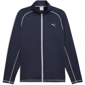 Яке Puma Mens Fairway Full-Zip Weather-Resistant Performance Golf Jacket - Deep Navy яке,мъжки,якета,puma,men,s,fairway,full,zip,weather,resistant,performance,golf,jacket,deep,navy