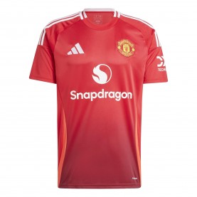 Футболна фланелка adidas Manchester United Home Shirt 2024 2025 Adults - Red футболна,фланелка,футболни,фланелки,футбол,adidas,manchester,united,home,shirt,2024,2025,adults,red