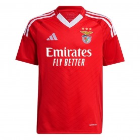 Юношеска футболна фланелка Adidas Benfica Home Shirt 2024 2025 Juniors - Red юношеска,футболна,фланелка,футболни,фланелки,aston,villa,sheffield,wednesday,hertha,berlin,турска,суперлига,фланелки,от,различни,клубове,детски,футболни,фл