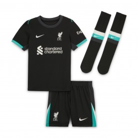 Nike Liverpool Away Minikit 2024 2025 Infants - Black коледни,подаръци,за,футболните,фенове,футболни,фланелки,английската,висша,лига,liverpool,детски,футболни,фланелки,детски,3/4,панталони,всичко,за,футбола,на