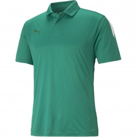 Мъжка блуза с яка Puma Teamliga Sideline Polo Shirt Mens - Green/White мъжка,блуза,с,яка,мъжки,тениски,мъжки,блузи,с,яка,мъжки,потници,футбол,футболни,горнища,puma,teamliga,sideline,polo,shirt,mens,green,white