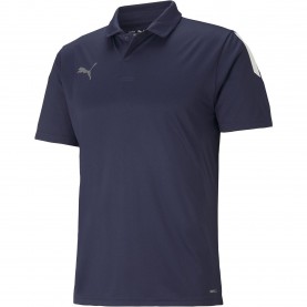 Мъжка блуза с яка Puma Teamliga Sideline Polo Shirt Mens - Peacoat/White мъжка,блуза,с,яка,мъжки,тениски,мъжки,блузи,с,яка,мъжки,потници,футбол,футболни,горнища,puma,teamliga,sideline,polo,shirt,mens,peacoat,white
