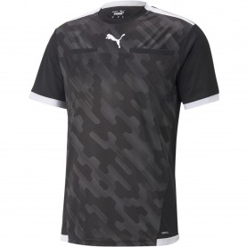 Мъжка фланелка Puma Teamliga Referee Jersey Shirt Mens - Black/White мъжка,фланелка,мъжки,потници,мъжки,блузи,с,яка,мъжки,тениски,футбол,puma,teamliga,referee,jersey,shirt,mens,black,white