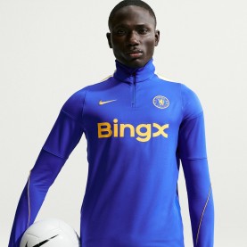 Nike Chelsea Training Drill Top 2026/27 Mens - Blue/White футболни,фланелки,мъжки,тениски,мъжки,блузи,с,яка,мъжки,потници,футбол,футболни,горнища,nike,chelsea,training,drill,top,2026,27,mens,blue,white