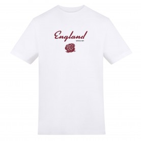AWD Adults Printed England Rugby Fan Tee - Eng Retro ръгби,фланелки,awd,adults,printed,england,rugby,fan,tee,eng,retro
