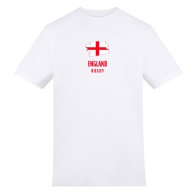 AWD Adults Printed England Rugby Fan Tee - Eng Flag ръгби,фланелки,awd,adults,printed,england,rugby,fan,tee,eng,flag