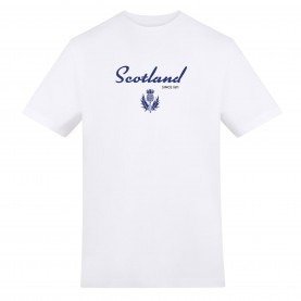 AWD Adults Printed Scotland Rugby Fan Tee - Scot Retro ръгби,фланелки,awd,adults,printed,scotland,rugby,fan,tee,scot,retro