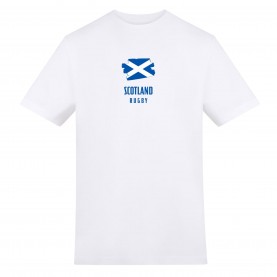 AWD Adults Printed Scotland Rugby Fan Tee - Scot Flag ръгби,фланелки,awd,adults,printed,scotland,rugby,fan,tee,scot,flag