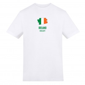 AWD Adults Printed Ireland Rugby Fan Tee - IRL Flag ръгби,фланелки,awd,adults,printed,ireland,rugby,fan,tee,irl,flag
