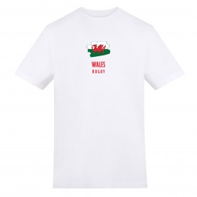 AWD Adults Printed Wales Rugby Fan Tee - Wales Flag ръгби,фланелки,awd,adults,printed,wales,rugby,fan,tee,wales,flag