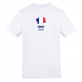 AWD Adults Printed France Rugby Fan Tee - France Flag ръгби,фланелки,awd,adults,printed,france,rugby,fan,tee,france,flag