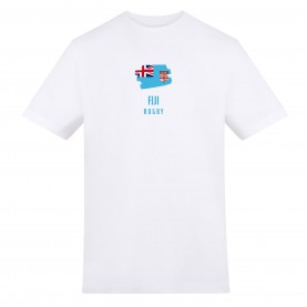 AWD Adults Printed Fiji Rugby Fan Tee - Fiji Flag ръгби,фланелки,awd,adults,printed,fiji,rugby,fan,tee,fiji,flag