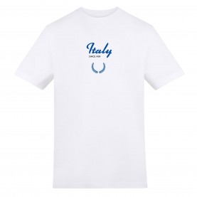 AWD Adults Printed Italy Rugby Fan Tee - Italy Retro ръгби,фланелки,awd,adults,printed,italy,rugby,fan,tee,italy,retro