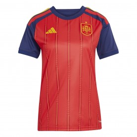 Дамска футболна фланелка Adidas Spain Home Shirt World Cup 2026 Womens - Red/Blue дамска,футболна,фланелка,коледни,подаръци,за,футболните,фенове,футболни,фланелки,oldham,athletic,stoke,city,sunderland,национални,отбори,аржентина,футболни