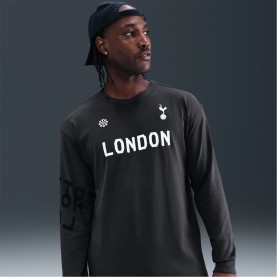 Тениска Nike Nike THFC LS Tee Sn63 - Black тениска,футболни,фланелки,oldham,athletic,stoke,city,sunderland,република,ирландия,футболни,фланелки,английската,висша,лига,southampton,tottenham,hotspur,ф