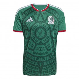 Мъжка футболна фланелка Adidas Mexico Home Shirt World Cup 2026 Mens - Green/White мъжка,футболна,фланелка,коледни,подаръци,за,футболните,фенове,футболни,фланелки,национални,отбори,adidas,mexico,home,shirt,world,cup,2026,mens,green,white