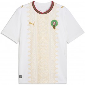 футболна,фланелка,футболни,фланелки,национални,отбори,puma,mens,morocco,away,shirt,world,cup,2026,white,gold