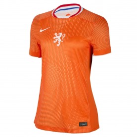 Дамска футболна фланелка Nike Netherlands Home Shirt 2025 Womens - Orange дамска,футболна,фланелка,футболни,фланелки,футбол,nike,netherlands,home,shirt,2025,womens,orange