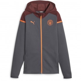 Дамски суичър Puma Manchester City Casuals Hoodie 2023 2024 Womens - Strong Grey дамски,суичър,футболни,фланелки,фланелки,от,различни,клубове,разпродажба,puma,дамски,горнища,с,качулка,всички,футболни,облекла,всичко,за,футбола,на,разпрод