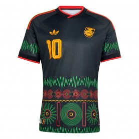 Мъжка футболна фланелка Adidas Mens Jamaica Marley 10 Away Shirt 2026 - Black/Yellow мъжка,футболна,фланелка,футболни,фланелки,oldham,athletic,stoke,city,sunderland,национални,отбори,аржентина,футболни,фланелки,колумбия,футболни,фланелки,фи