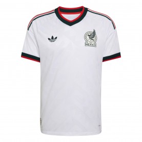 Футболна фланелка Adidas Mexico Authentic Away Shirt World Cup ™ 2026 Adults - White/Green футболна,фланелка,футболни,фланелки,национални,отбори,adidas,mexico,authentic,away,shirt,world,cup,™,2026,adults,white,green