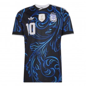 Футболна фланелка Adidas Argentina Messi 10 Away Shirt World Cup ™ 2026 Adults - Black/Blue футболна,фланелка,футболни,фланелки,национални,отбори,adidas,argentina,messi,10,away,shirt,world,cup,™,2026,adults,black,blue
