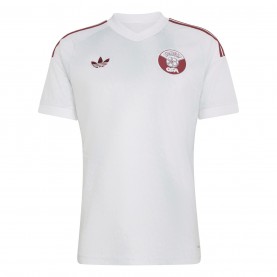 Футболна фланелка Adidas Qatar Away Shirt World Cup ™ 2026 Adults - White/Red футболна,фланелка,футболни,фланелки,национални,отбори,adidas,qatar,away,shirt,world,cup,™,2026,adults,white,red