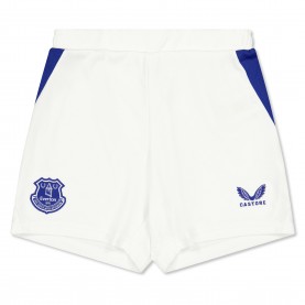 Castore Everton Home Short 2026/27 Juniors - White/Blue футболни,фланелки,детски,къси,панталони,футбол,футболни,долнища,castore,everton,home,short,2026,27,juniors,white,blue