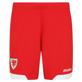 Къси панталони Sudu Wales Football 2026 Home Shorts Adults - Red/White къси,панталони,футболни,фланелки,национални,отбори,мъжки,къси,панталони,футбол,футболни,долнища,sudu,wales,football,2026,home,shorts,adults,red,white