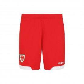Юношески къси панталони Sudu Wales Football 2026 Home Shorts Juniors - Red/White юношески,къси,панталони,футболни,фланелки,национални,отбори,детски,къси,панталони,футбол,футболни,долнища,sudu,wales,football,2026,home,shorts,juniors,red,