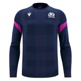 фланелка,с,дълъг,ръкав,ръгби,облекла,ръгби,фланелки,macron,scottish,long,sleeve,training,top,2025,adults,navy,sky