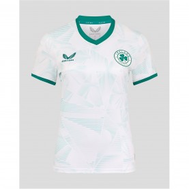 Дамска футболна фланелка Castore Ireland 2025 Away Shirt Womens - White дамска,футболна,фланелка,футболни,фланелки,oldham,athletic,stoke,city,sunderland,национални,отбори,аржентина,футболни,фланелки,колумбия,футболни,фланелки,ф
