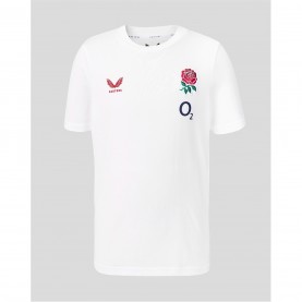 Тениска Castore Kids England Rugby 2026 Short Sleeve Performance T-Shirt - Classic White тениска,детски,3/4,панталони,детски,тениски,ръгби,облекла,england,rugby,union,фланелки,castore,kids,england,rugby,2026,short,sleeve,performance,t,shirt,cla