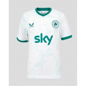Юношеска футболна фланелка Castore Ireland Away Shirt 2025 Juniors - White юношеска,футболна,фланелка,футболни,фланелки,oldham,athletic,stoke,city,sunderland,национални,отбори,аржентина,футболни,фланелки,колумбия,футболни,фланелки