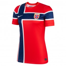 Дамска футболна фланелка Nike Womens FIFA Norway Home World Cup 2026™ International Football Shirt - Red/White дамска,футболна,фланелка,футболни,фланелки,национални,отбори,дамски,топове,nike,womens,fifa,norway,home,world,cup,2026™,international,football,shirt,