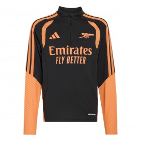 adidas Arsenal Training Drill Top 2026/27 Juniors - Black/Orange футболни,фланелки,английската,висша,лига,футболни,горнища,всички,футболни,облекла,adidas,arsenal,training,drill,top,2026,27,juniors,black,orange