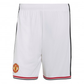 Adidas Manchester United Home Short 2026/27 Mens - White/Black футболни,фланелки,английската,висша,лига,manchester,united,мъжки,къси,панталони,футболни,долнища,adidas,manchester,united,home,short,2026,27,mens,white,bla