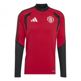 adidas Manchester United Training Drill Top 2026/27 Mens - Red/Black футболни,фланелки,мъжки,блузи,с,яка,мъжки,тениски,мъжки,потници,футболни,горнища,adidas,manchester,united,training,drill,top,2026,27,mens,red,black