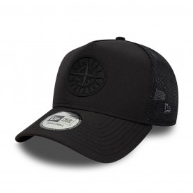 Шапка New Era A-Frame Adjustable Trucker Cap - M's Black / Black шапка,всички,шапки,плажни,шапки,new,era,a,frame,adjustable,trucker,cap,m's,black,black