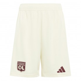 Adidas Ol 3 Sho Y Football Short Unisex Kids - Ivory футболни,фланелки,детски,къси,панталони,детски,3/4,панталони,футболни,долнища,всичко,за,футбола,на,разпродажба,adidas,ol,3,sho,y,football,short,unisex,kids