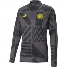 Puma Mcfc Prematch Sweat Drill Top Mens - Black/Yellow облекла,на,разпродажба,футболни,фланелки,oldham,athletic,stoke,city,sunderland,република,ирландия,футболни,фланелки,английската,висша,лига,southampton,manc