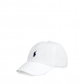 Бейзболна шапка Polo Ralph Lauren Logo Baseball Cap - White бейзболна,шапка,всички,шапки,polo,ralph,lauren,logo,baseball,cap,white