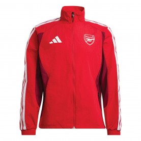 Мъжко яке Adidas Arsenal Pre Match Jacket 2026/27 Mens - Red/White мъжко,яке,футболни,фланелки,английската,висша,лига,arsenal,облекла,с,футболна,тема,футболни,анцузи,футболни,горнища,всички,футболни,облекла,adidas,arsenal,