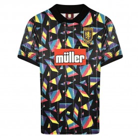Вратарско горнище Score Draw Mens Aston Villa Goalkeeper 1994 Shirt - Black/Yellow вратарско,горнище,футболни,фланелки,ретро,футболни,фланелки,мъжки,блузи,с,яка,мъжки,тениски,мъжки,потници,футбол,футболни,горнища,score,draw,men,s,aston,vi